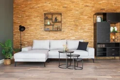 Outlet Paco World Collections Bankstel 'Blizard' Licht Grijs