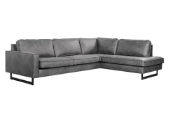 Best Paco World Collections Bankstel Mauro met Ottomaan Antraciet