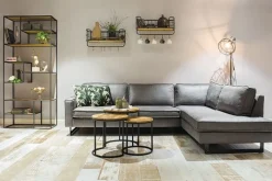 Best Paco World Collections Bankstel Mauro met Ottomaan Antraciet