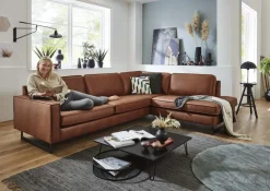 New Paco World Collections Bankstel Mauro met Ottomaan Cognac