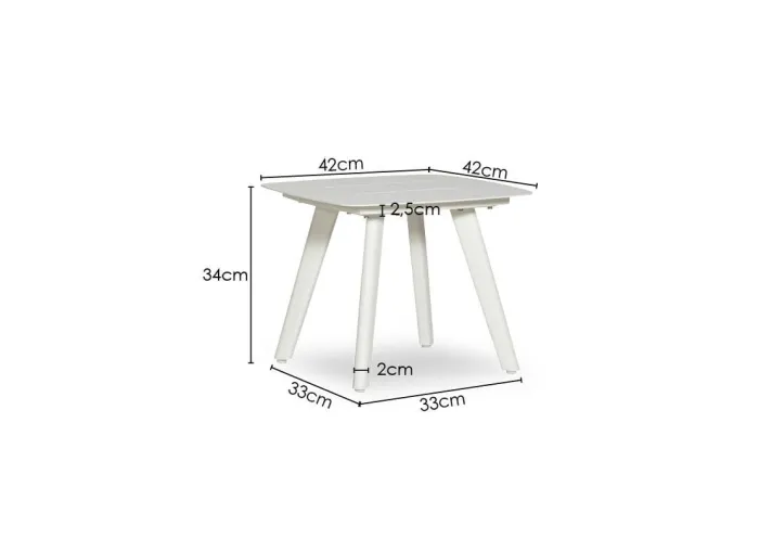 Online Paco World Collections Bijzet tuintafel 'Cordoba'