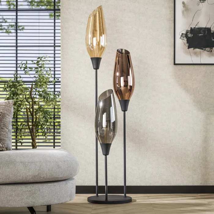 Online Paco World Collections Calo vloerlamp verkrijgbaar in 2 maten!