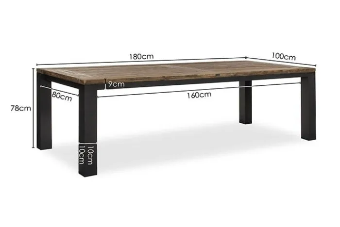 Best Paco World Collections Camago' Dining tuintafel