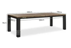 Best Paco World Collections Camago' Dining tuintafel
