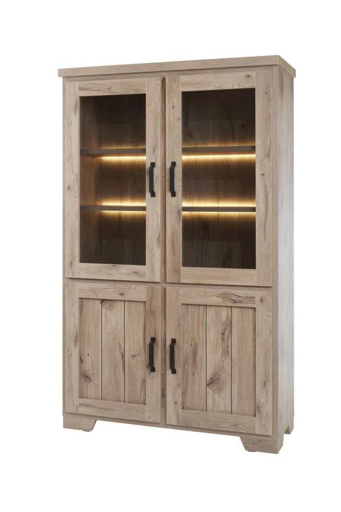 Best Paco World Collections Cesar Vitrinekast incl. LED verlichting
