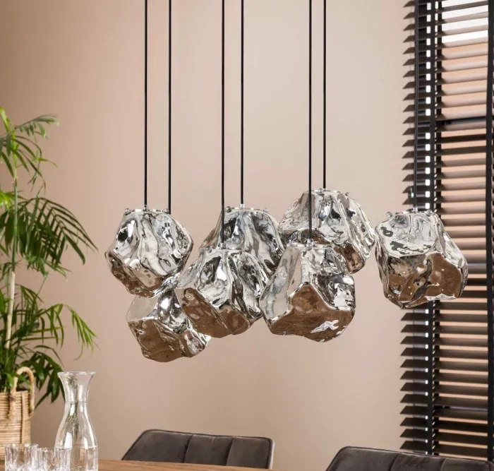 Online Paco World Collections Christal hanglamp 7 lichten