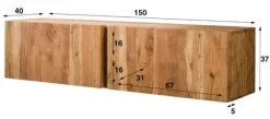 Sale Paco World Collections Dante' TV - meubel zwevend