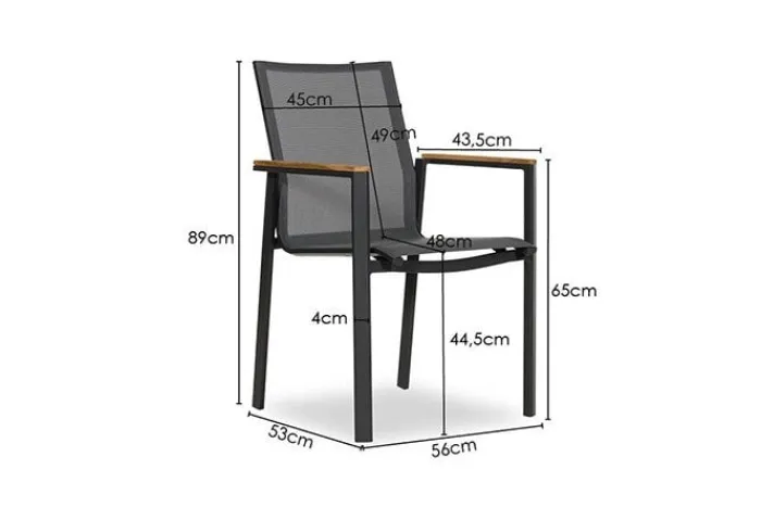 Best Paco World Collections Davoli' Outdoor Diningchair Stapelbaar