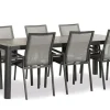 Outlet Paco World Collections Diningset 'Reese' Dark Grey
