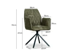 Hot Paco World Collections Draaistoel 'Avery'