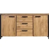 Online Paco World Collections Dressoir Woodstock 2 deurs, 3 laden