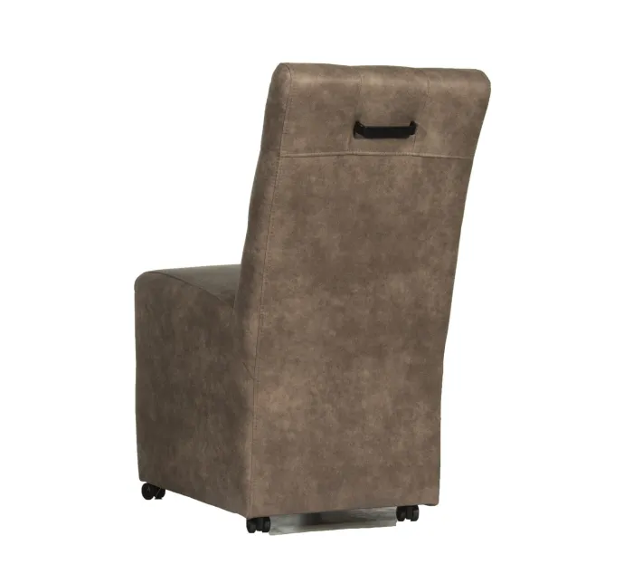 Outlet Paco World Collections Eetkamerstoel Kira op Wielen