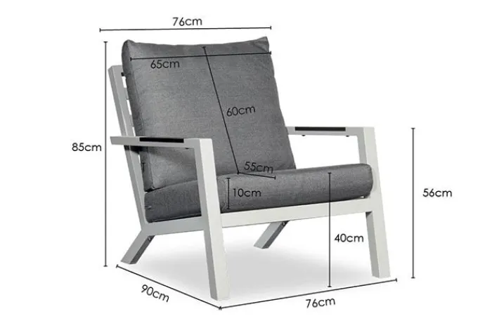 Discount Paco World Collections Fauteuil Felice inclusief zit- en rugkussen