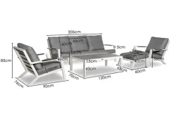 Sale Paco World Collections Felice livingset incl. alle zit- en rugkussens