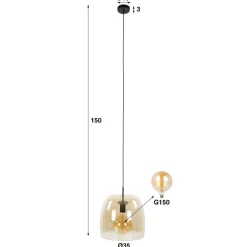Outlet Paco World Collections Float hanglamp in 3 kleuren en 2 maten!