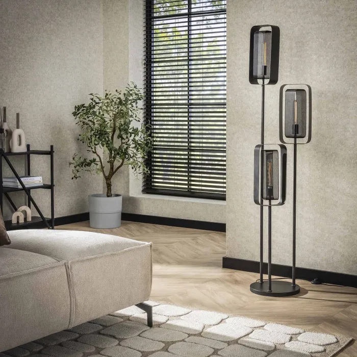 Discount Paco World Collections Gauze vloerlamp 3L