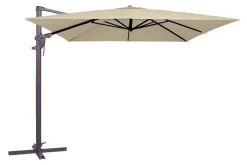 New Paco World Collections Hangparasol 'Monaco Deluxe' Vierkant