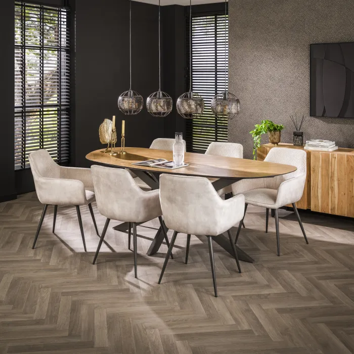 Hot Paco World Collections Herringbone eettafel