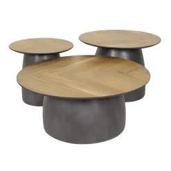 Paco World Collections Herringbone salontafel set van 3