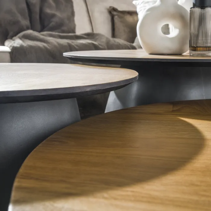 Paco World Collections Herringbone salontafel set van 3