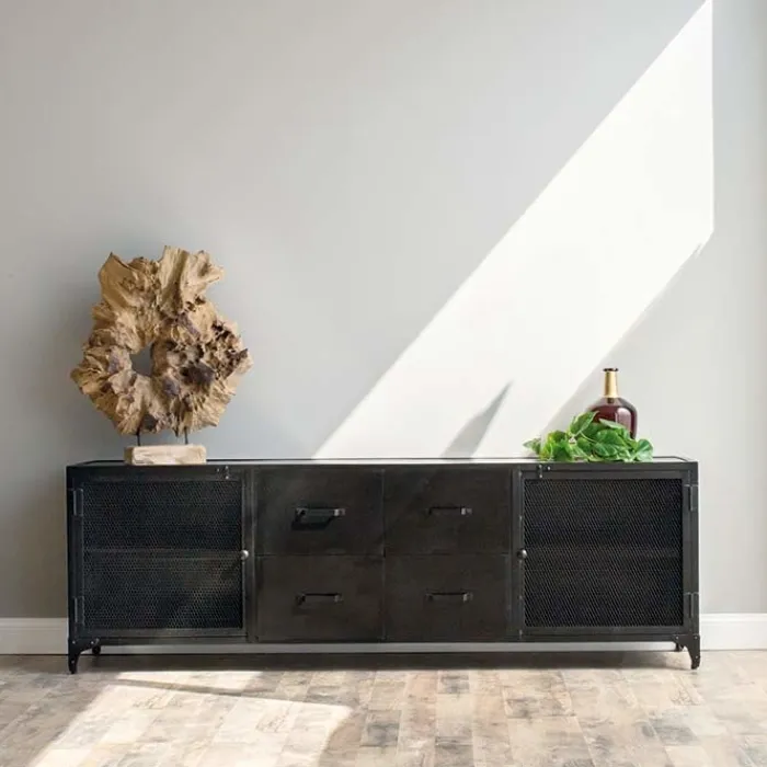 Outlet Paco World Collections Industrieel TV Kast Zayn