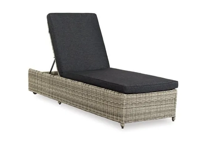 Outlet Paco World Collections Levisa Sunbed met wiel Verstelbaar