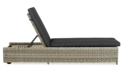 Outlet Paco World Collections Levisa Sunbed met wiel Verstelbaar