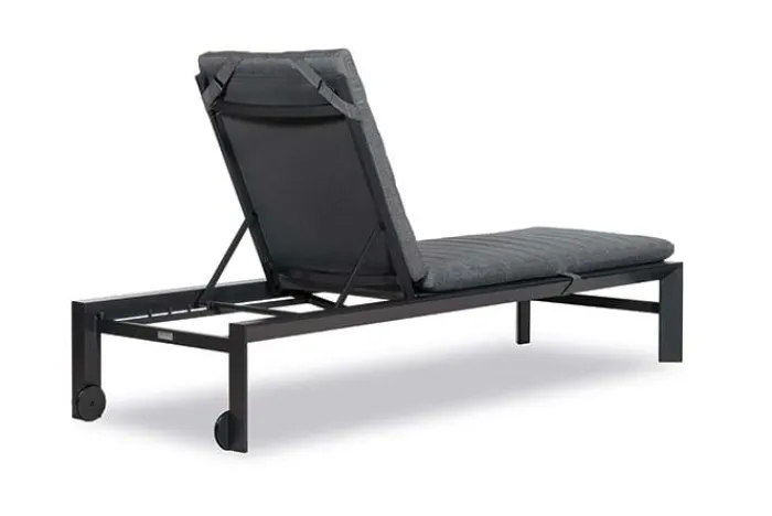 Outlet Paco World Collections Ligbed 'Altona' met wiel Verstelbaar Antraciet