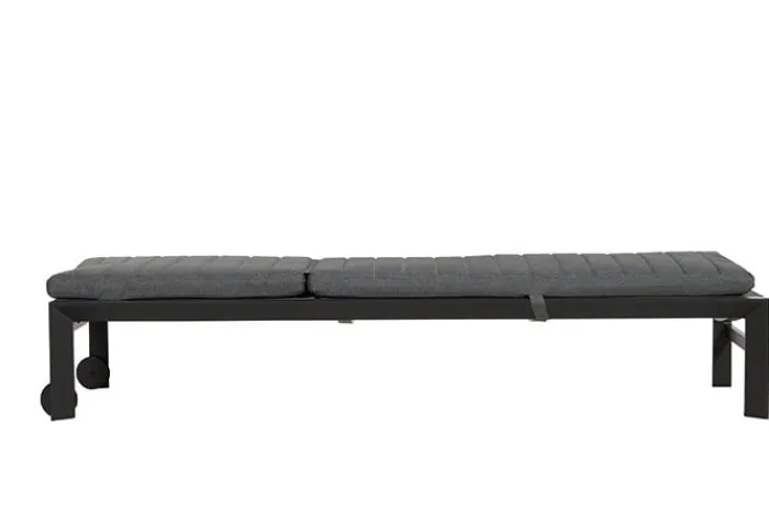 Outlet Paco World Collections Ligbed 'Altona' met wiel Verstelbaar Antraciet