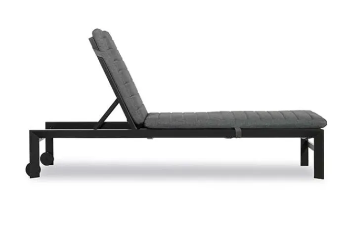 Outlet Paco World Collections Ligbed 'Altona' met wiel Verstelbaar Antraciet