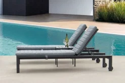 Outlet Paco World Collections Ligbed 'Altona' met wiel Verstelbaar Antraciet