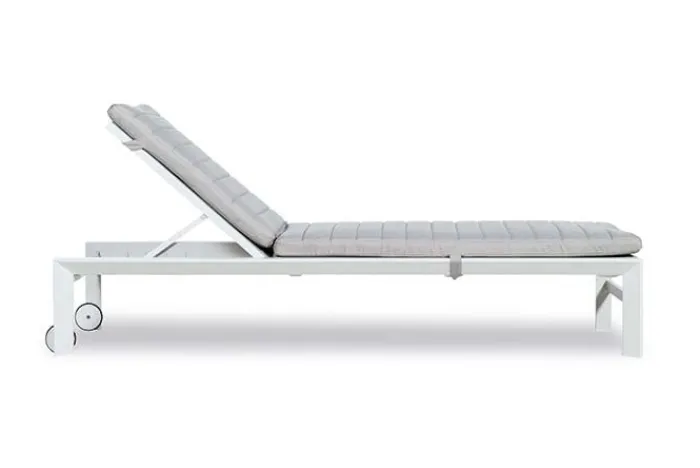 New Paco World Collections Ligbed 'Altona' met wiel Verstelbaar Wit