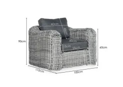 Paco World Collections Loungefauteuil XXL 'Granada'