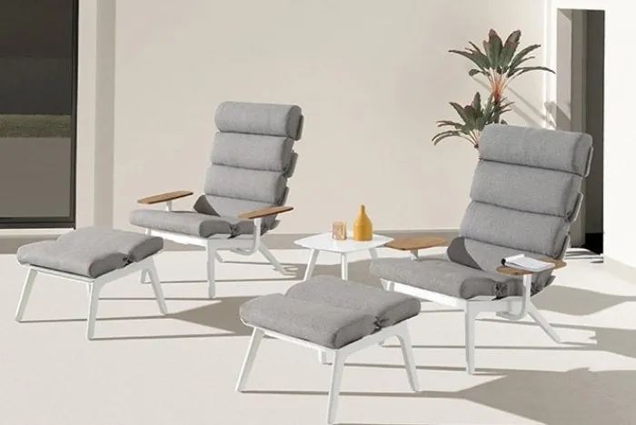 Discount Paco World Collections Loungestoel 'Cordoba' 2-delig