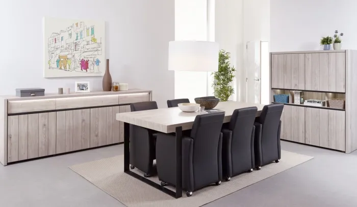 Outlet Paco World Collections Lucca dressoir inclusief LED verlichting