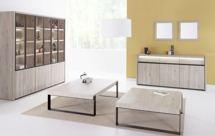 Discount Paco World Collections Lucca glaskast inclusief LED verlichting