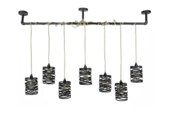 New Paco World Collections Medina Hanglamp 7 lampen
