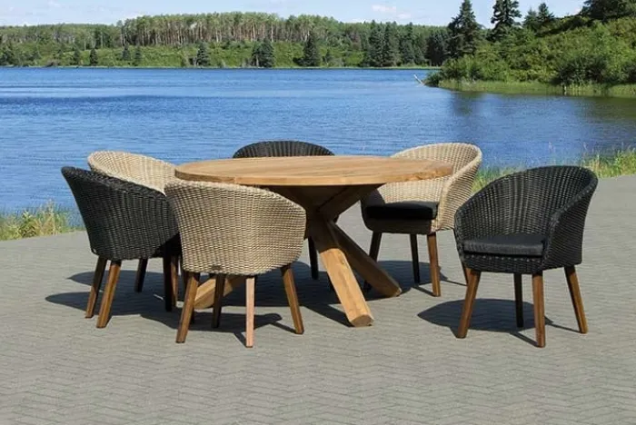 Clearance Paco World Collections Mika Dining tuinstoel inclusief zitkussen