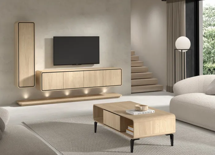 Online Paco World Collections Nux plint large incl. LED verlichting