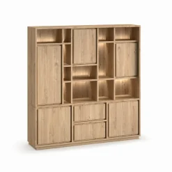 Discount Paco World Collections Oax wandkast inclusief LED verlichting