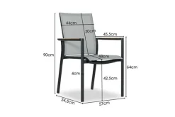 Hot Paco World Collections Outdoor Diningchair 'Avalon' Stapelbaar