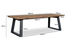 Hot Paco World Collections Pagino Dining tuintafel