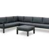 New Paco World Collections Palizzi loungeset met coffee table Antraciet