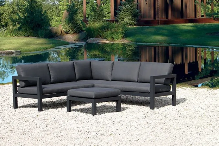 New Paco World Collections Palizzi loungeset met coffee table Antraciet