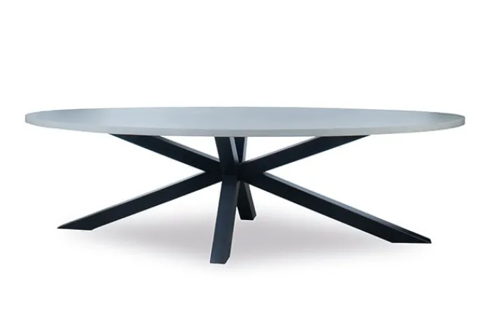 Clearance Paco World Collections Pandora Outdoor Dining Table Oval