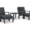 Clearance Paco World Collections Relax set 'Felice' 5-delig antraciet