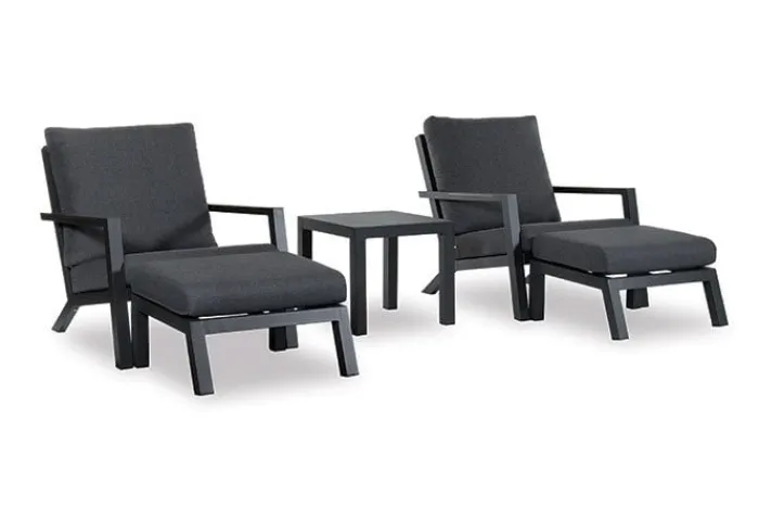 Clearance Paco World Collections Relax set 'Felice' 5-delig antraciet