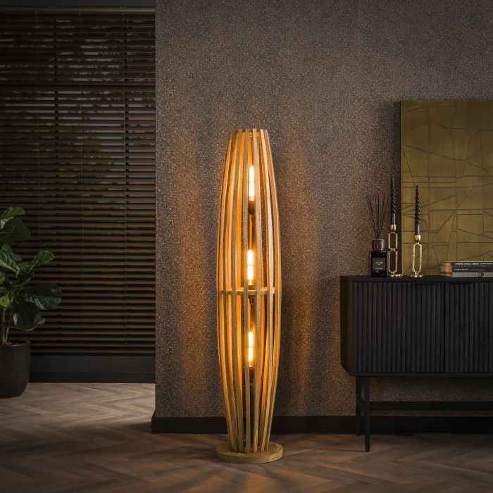 New Paco World Collections Ribero vloerlamp in 2 maten!