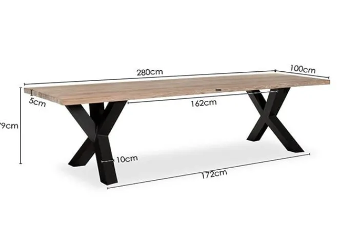 Paco World Collections Riga' Dining tuintafel