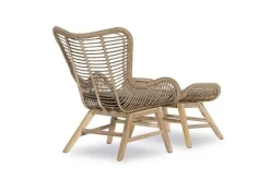 Paco World Collections Rosas Loungechair inclusief zitkussen en voetbankje